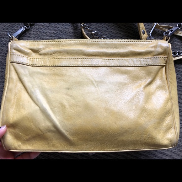 Yellow Rebecca Minkoff MAC Crossbody Bag Clutch - Picture 4 of 8